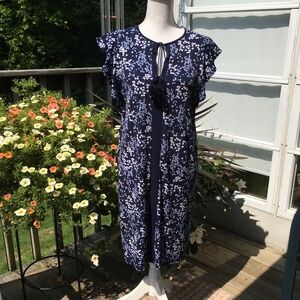 Michael Kors size S blue floral shift dress